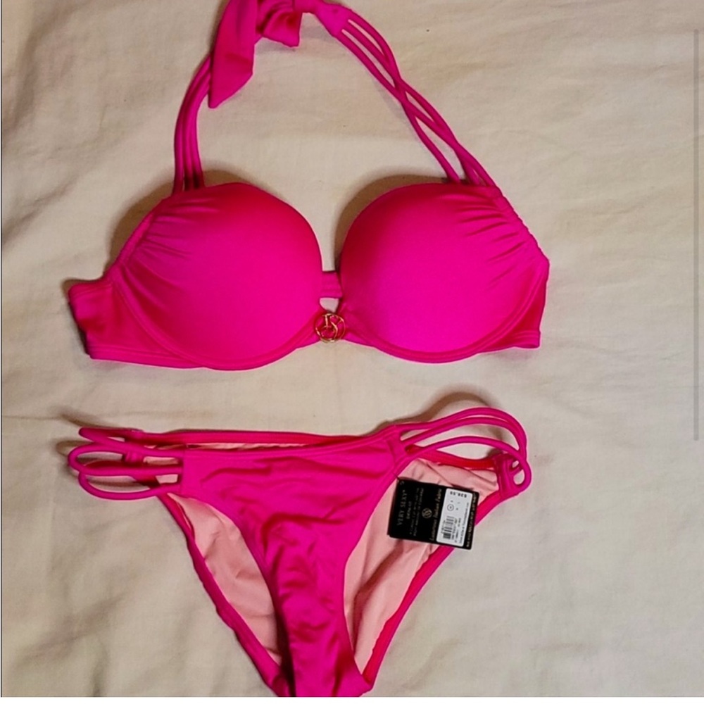 Vs swim hot pink bombshell swim
